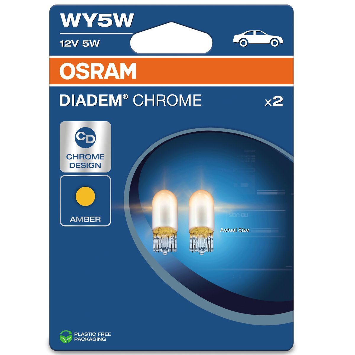 Osram Żarówka Halogenowa WY5W Diadem Chrome 2 szt