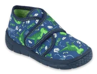 Buty dla dziewczynek - Kapcie dziecięce domowe na rzepy Befado 538P037 -20 - miniaturka - grafika 1