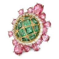 Pierścionki - Biżuteria SWAROVSKI 5618279. Pierścionek, Kolor czerwony. Kobieta. - miniaturka - grafika 1