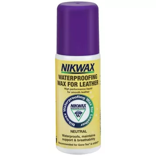 Wosk impregnujący do skóry licowej Nikwax 125ml gąbka Bezbarwny - Akcesoria obuwnicze - miniaturka - grafika 1