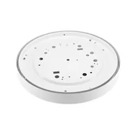 Lampy sufitowe - Euluna Lampa sufitowa Jaris, szkło gięte, Ø 36 cm, biała - miniaturka - grafika 1