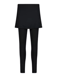CMP Legginsy sportowe 2w1 w kolorze czarnym - Spodnie sportowe damskie - miniaturka - grafika 1