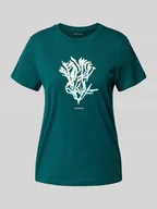 Koszulki i topy damskie - T-shirt o kroju regular fit z czystej bawełny - miniaturka - grafika 1