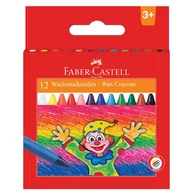 Przybory szkolne - Faber Castell Kredki świecowe Faber-Castell 12 kolorów 90mm - miniaturka - grafika 1