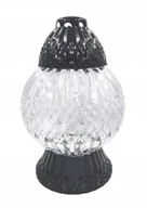 Lampiony i znicze - Flamma Znicz Glamour Kula Duża Transparent - miniaturka - grafika 1