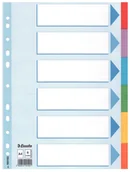 Segregatory - Esselte Przekładki z kartą opisową A4 6k. 100192 - miniaturka - grafika 1