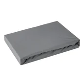 Prześcieradła - Prześcieradło jersey z gumką  140x200 cm Eurofirany stalowy - miniaturka - grafika 1