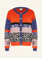 Swetry damskie - Ichi Kardigan Ihboston rot - ICHI - miniaturka - grafika 1