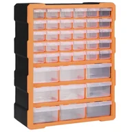 Narzędzia warsztatowe - vidaXL Organizer z 39 szufladkami, 38x16x47 cm - miniaturka - grafika 1