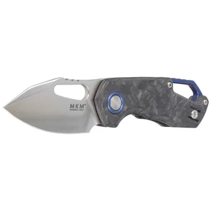 Nóż składany MKM Isonzo Clip Point Marbled Carbon Fiber, Satin M390 by Jesper Voxnæs (MK FX03M-3CM) - Noże - miniaturka - grafika 2