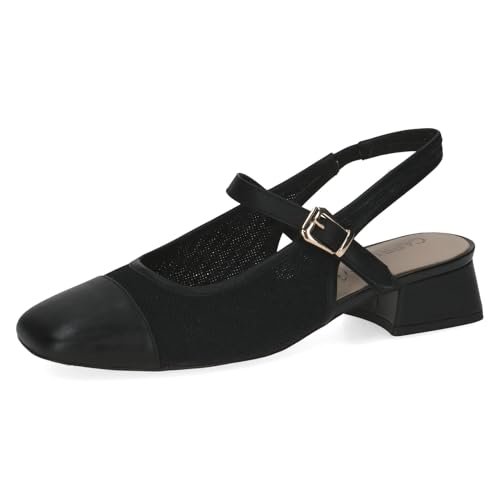 CAPRICE Damskie czółenka 9-29604-46, Black Comb, 37,5 EU