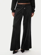 Spodnie sportowe damskie - Juicy Couture Spodnie dresowe JCBBJ225803 Czarny Wide Leg - miniaturka - grafika 1