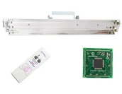 Urządzenia medyczne - NBV-2x30NL RC lampa bakteriobójcza bezp. działania 2x30W ścienna z pilotem i licznikiem - miniaturka - grafika 1