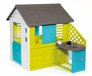 Smoby Pretty Domek Ogrodowy Smoby Dla Dzieci z Kuchnią 810711 - Place zabaw Smoby Pretty Domek Ogrodowy Smoby Dla Dzieci z Kuchnią 810711 - Place zabaw - miniaturka - grafika 1