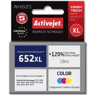 Tusze zamienniki - ActiveJet Tusz AH-652CS (zamiennik HP 652 F6V24AE; Premium; 18 ml; kolor) - miniaturka - grafika 1
