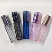 Pozostałe akcesoria kosmetyczne - TEMU Zestaw 5 Kwadratowych Butelk z Perfumami 5ml/10ml Szklane Butelki do Spryskiwania Wysokiej Klasy - miniaturka - grafika 1