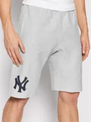 Spodenki męskie - Champion Szorty sportowe New York Mlb 216666 Szary Regular Fit - miniaturka - grafika 1