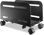 Akcesoria do komputerów stacjonarnych - InLine InLine® PC-Trolley, Rolling support for computer cases, max 10kg, black - miniaturka - grafika 1