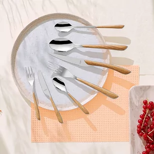 Amefa 26-częściowy zestaw sztućców Eclat Nature - Zestawy sztućców - miniaturka - grafika 1