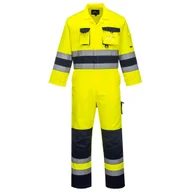 Odzież robocza - PORTWEST TX55 KOMBINEZON OSTRZEGAWCZY NANTES; ŻÓŁTY/GRANATOWY - miniaturka - grafika 1
