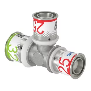 Uponor S-Press PLUS trójnik redukcyjny 32-25-25 - Łączniki, trójniki, kształtki - miniaturka - grafika 1