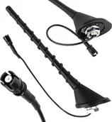 Akcesoria do CB Radia - AMIO Antena samochodowa uniwersalna bat maszt z wzmacniaczem raku-2 ant09 amio-04153 - miniaturka - grafika 1