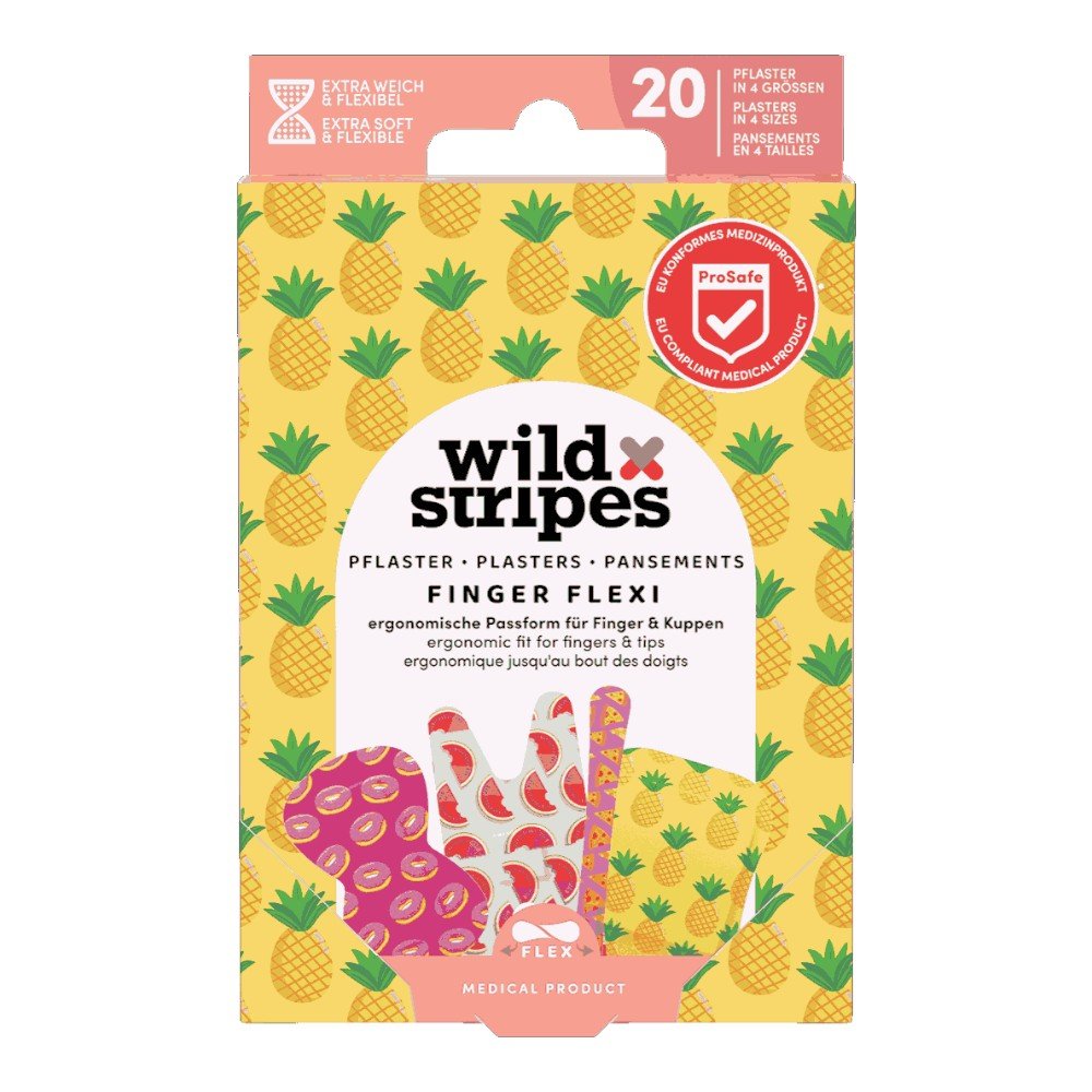 Wild Stripes Finger Flexi Zestaw plastrów na palce, 20 szt.