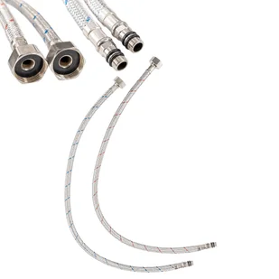 Leziter Przewody zimnej i ciepłej wody do tac zlewozmywakowych - Akcesoria do armatury i ceramiki Leziter Przewody zimnej i ciepłej wody do tac zlewozmywakowych - Akcesoria do armatury i ceramiki - miniaturka - grafika 1