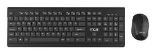 Inca IWS-519 klawiatura Dołączona myszka RF Wireless QWERTY Turecki Czarny - Zestawy myszka + klawiatura Inca IWS-519 klawiatura Dołączona myszka RF Wireless QWERTY Turecki Czarny - Zestawy myszka + klawiatura - miniaturka - grafika 1