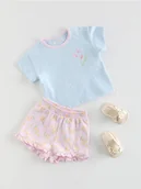 Komplety dla niemowląt - Reserved - Bawełniany komplet - jasnoniebieski - miniaturka - grafika 1