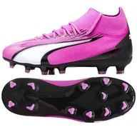 Piłka nożna - Buty Puma Ultra Pro FG/AG Jr 107769 01 różowe - miniaturka - grafika 1