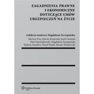Prawo - Zagadnienia prawne i ekonomiczne dotyczące umów ubezpieczeń na życie - Szczepańska Magdalena - miniaturka - grafika 1