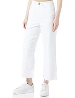 Spodnie damskie - VERO MODA Vmwild Kathy Shr Wide Crop Pants spodnie damskie, Bright White, (M) W / 30L - miniaturka - grafika 1