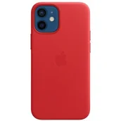 Etui i futerały do telefonów - Apple Skórzane etui iPhone 12 mini PRODUCT RED - miniaturka - grafika 1