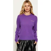 Swetry damskie - Pinko Wełniany sweter | Loose fit | z dodatkiem kaszmiru - miniaturka - grafika 1