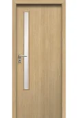 Drzwi wewnętrzne - Pol-Skone Dzwi Wewnętrzne Z Szybą Deco Lux V5Sd Dąb Europejski - miniaturka - grafika 1
