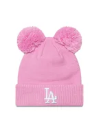 Czapki damskie - New Era Czapka Wmns Double Pom 60565279 Różowy - miniaturka - grafika 1
