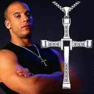 Gorący film Fast And Furious Pendant Męski naszyjnik Wisiorek