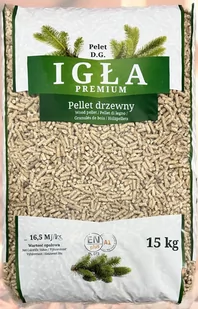 Pelet D.G IGŁA PREMIUM EN PLUS A1 z dostawą kurierem - Materiały opałowe - miniaturka - grafika 1