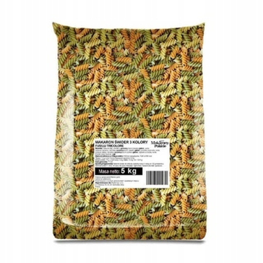 Makaron świdry tricolor 5 kg