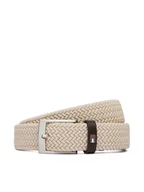 Paski - Tommy Hilfiger Pasek Męski Adan 3.5 Elastic AM0AM13824 Beżowy - miniaturka - grafika 1