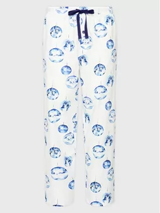 Cyberjammies Spodnie piżamowe Riley 6761 Biały Regular Fit - Piżamy męskie - miniaturka - grafika 1