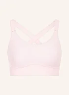 Biustonosze - Under Armour Biustonosz Sportowy Ua Infinity Mid 2.0 Z Siateczką rosa - miniaturka - grafika 1