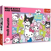 Puzzle - Puzzle Hello Kitty 300 elementów - Szalone trio Trefl - puzzle - miniaturka - grafika 1