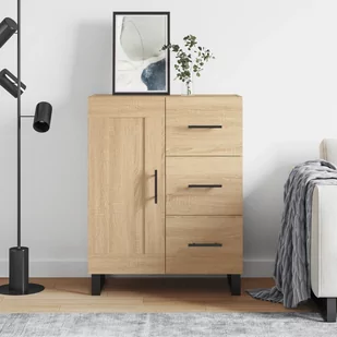 Szafka, dąb sonoma, 69,5x34x90 cm, materiał drewnopochodny Lumarko! - Szafki do salonu Szafka, dąb sonoma, 69,5x34x90 cm, materiał drewnopochodny Lumarko! - Szafki do salonu - miniaturka - grafika 1