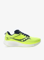 Buty sportowe męskie - Buty do biegania męskie Saucony Ride 17 - citron/navy - miniaturka - grafika 1