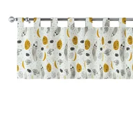 Firany - Lambrekin Na Szelkach, Biało-Szara, 260 × 40 Cm, Magic Collection - miniaturka - grafika 1