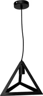Lampy sufitowe - Lampa sufitowa metalowa loft trójkątna wisząca AT2-1SZ-Black - miniaturka - grafika 1