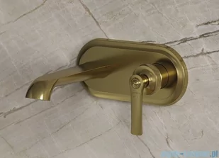 Omnires Armance bateria umywalkowa podtynkowa mosiądz szczotkowany AM5215BSB - Baterie umywalkowe - miniaturka - grafika 4