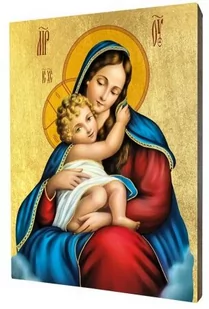 Ikona religijna Matka Boża z Dzieciątkiem - Ikony i obrazy sakralne - miniaturka - grafika 1